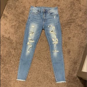 Size 6 American Eagle high waisted skinny jeans